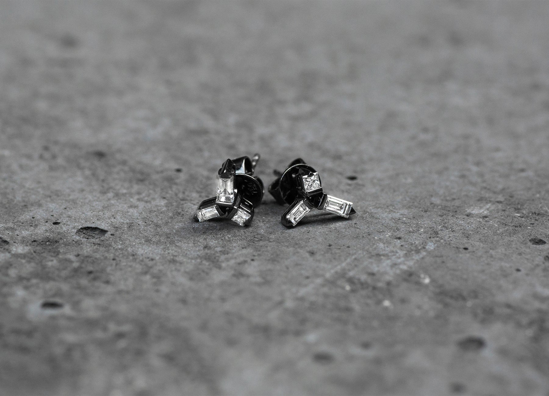 Cosmic Helix Stud Earrings