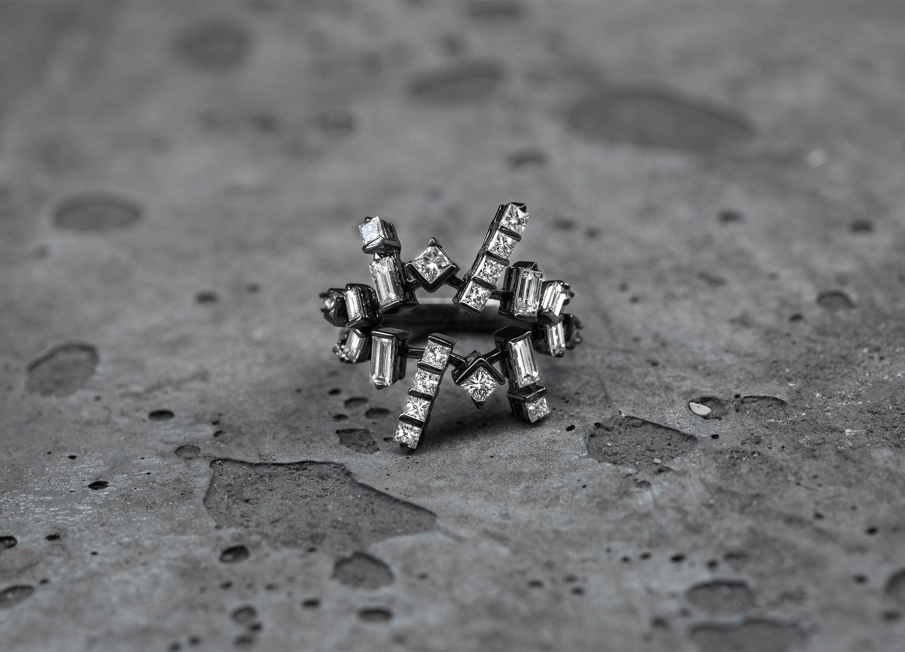 COSMIC PAIR OF STACKING RINGS