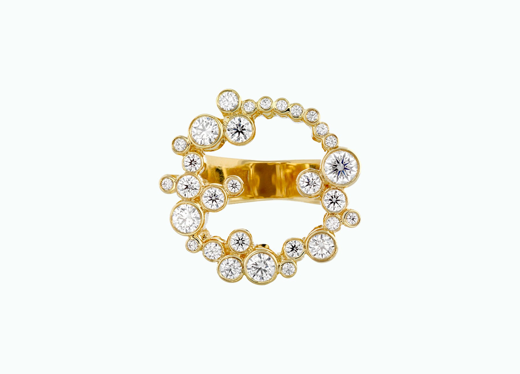 DIAMOND BUBBLE RING