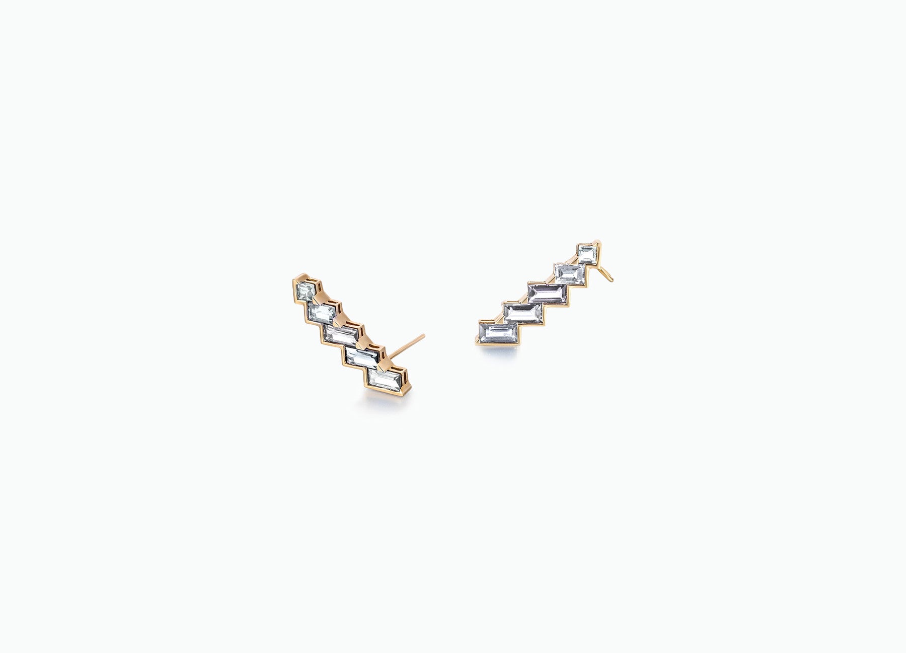 ELECTRIC NIGHT HORIZONTAL CUFF EARRINGS MINI