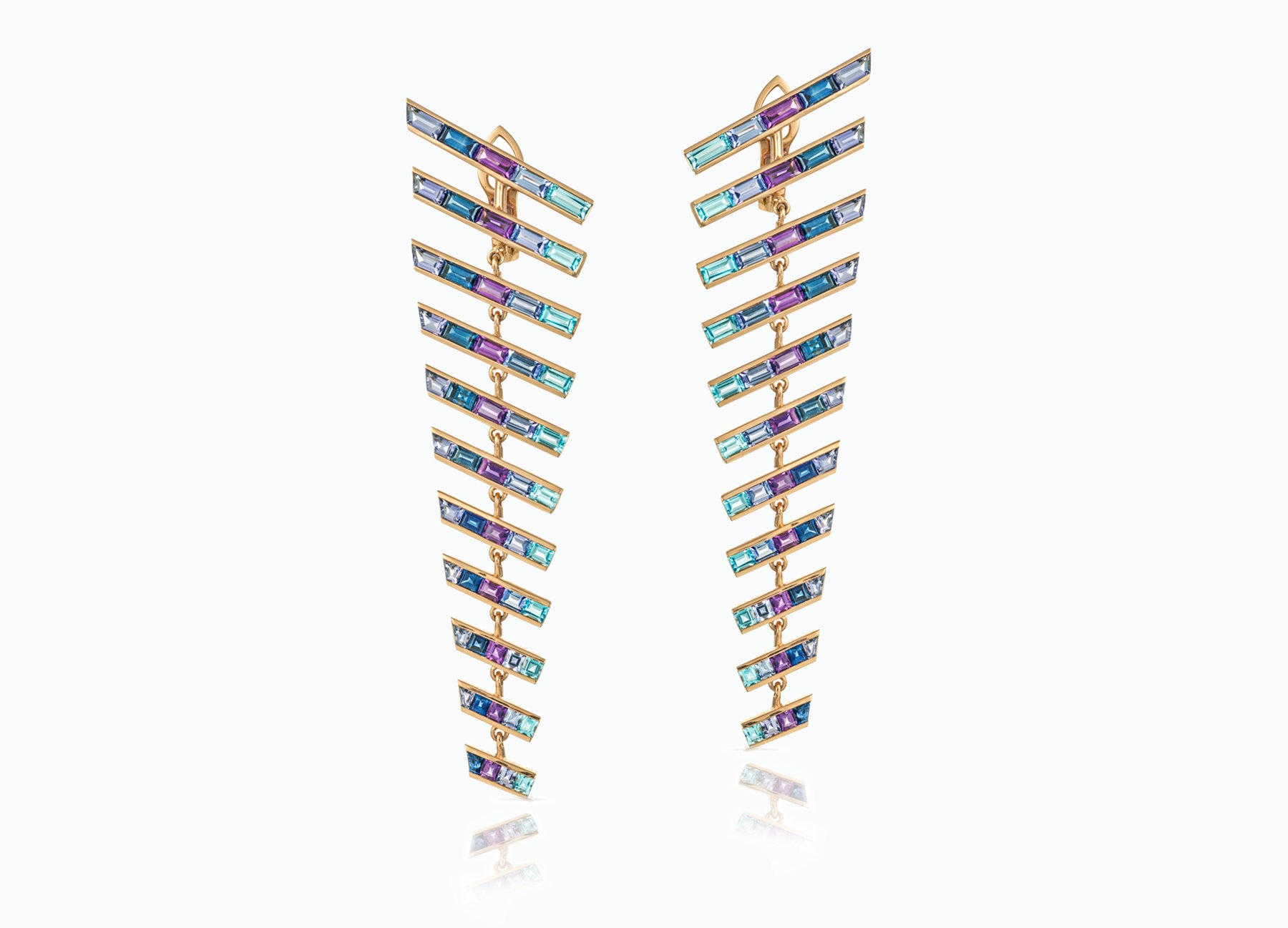 ELECTRIC NIGHT BLADE RUNNER DROP EARRINGS
