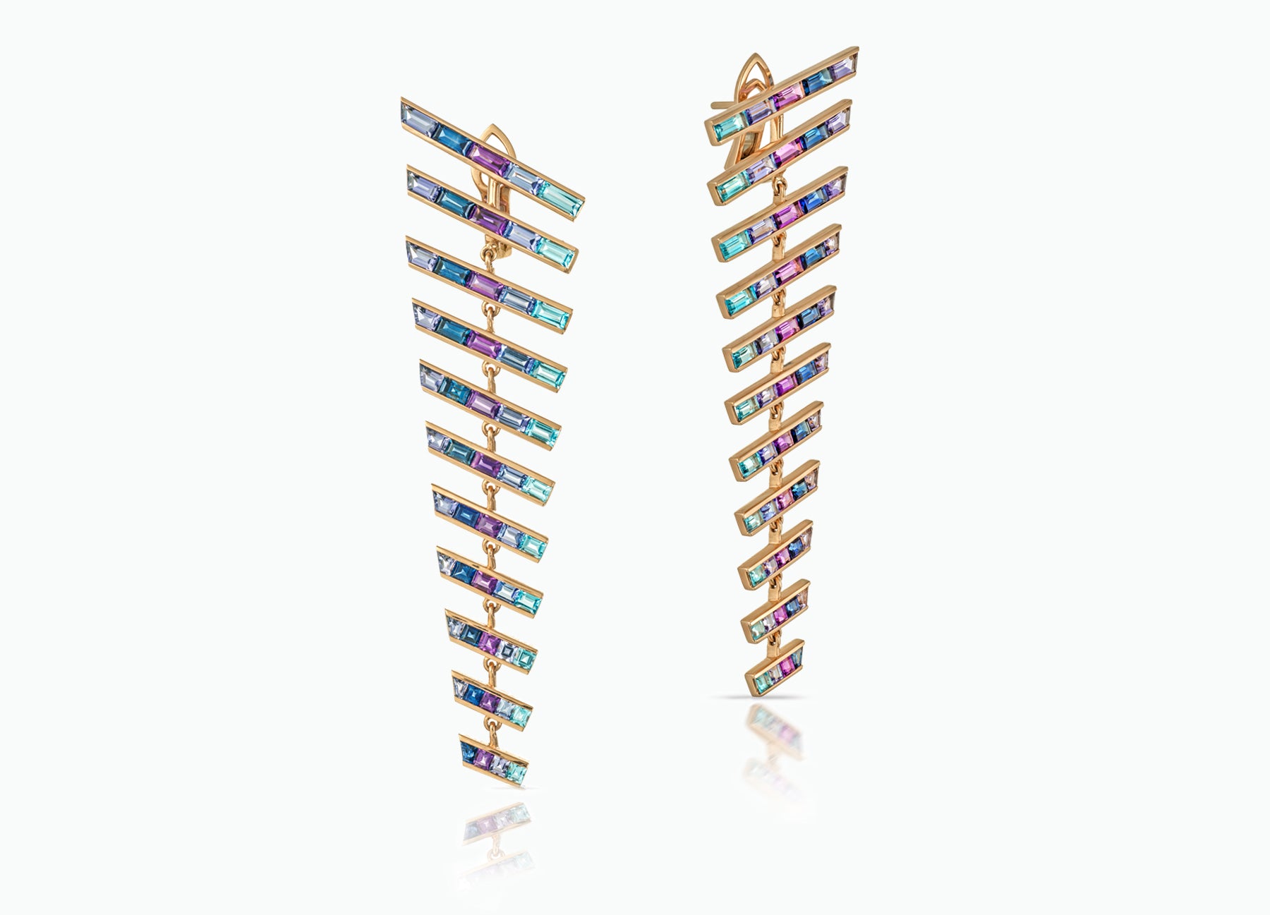 ELECTRIC NIGHT BLADE RUNNER DROP EARRINGS