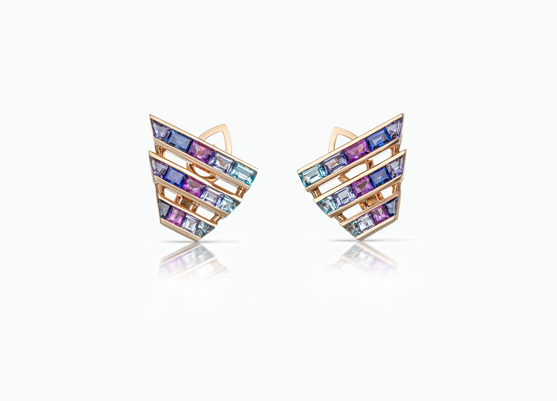 ELECTRIC NIGHT BLADE RUNNER SHORT EARRINGS