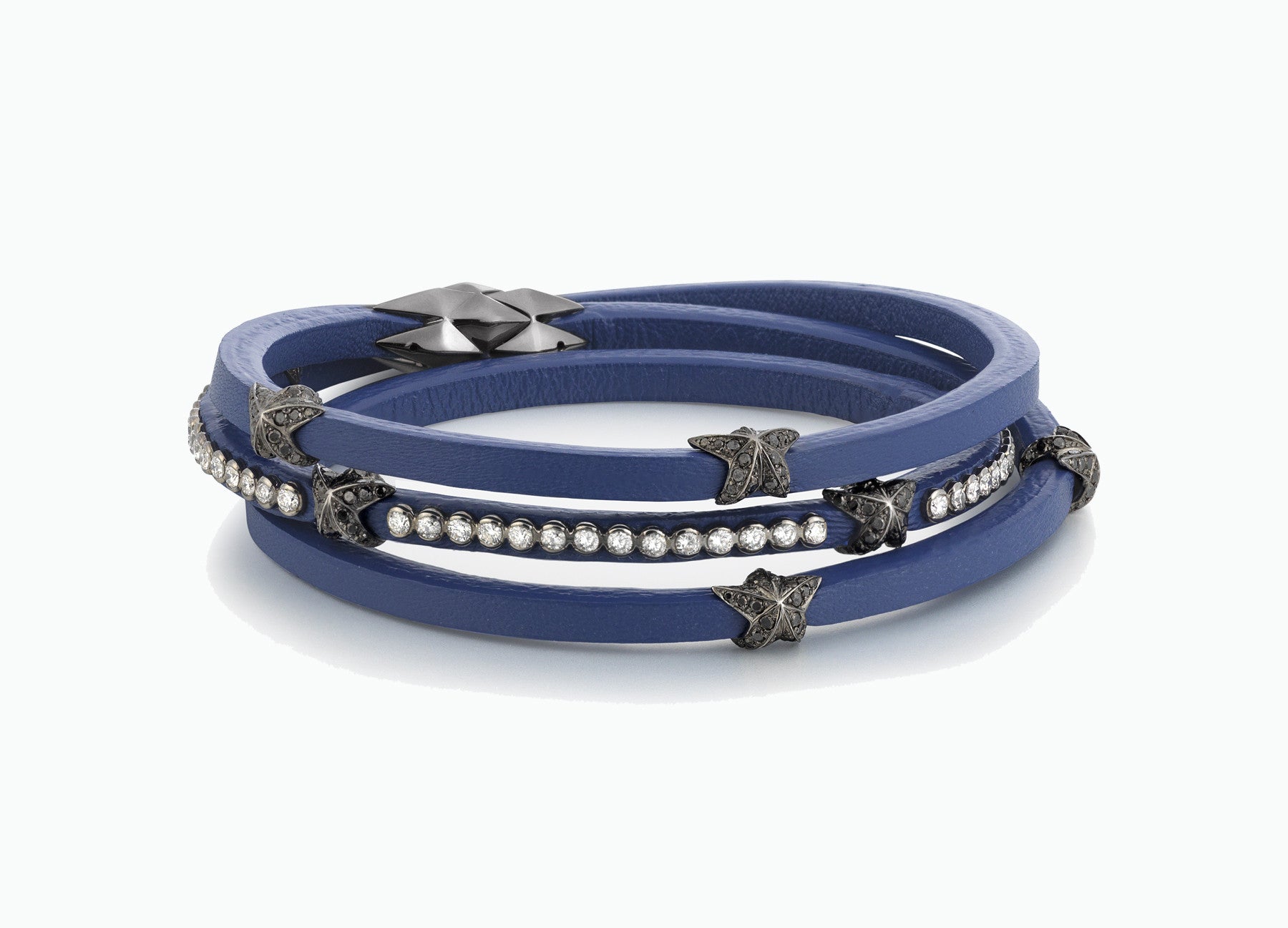WRAP BRACELETS CITY COBALT BLUE TRIPLE WRAP
