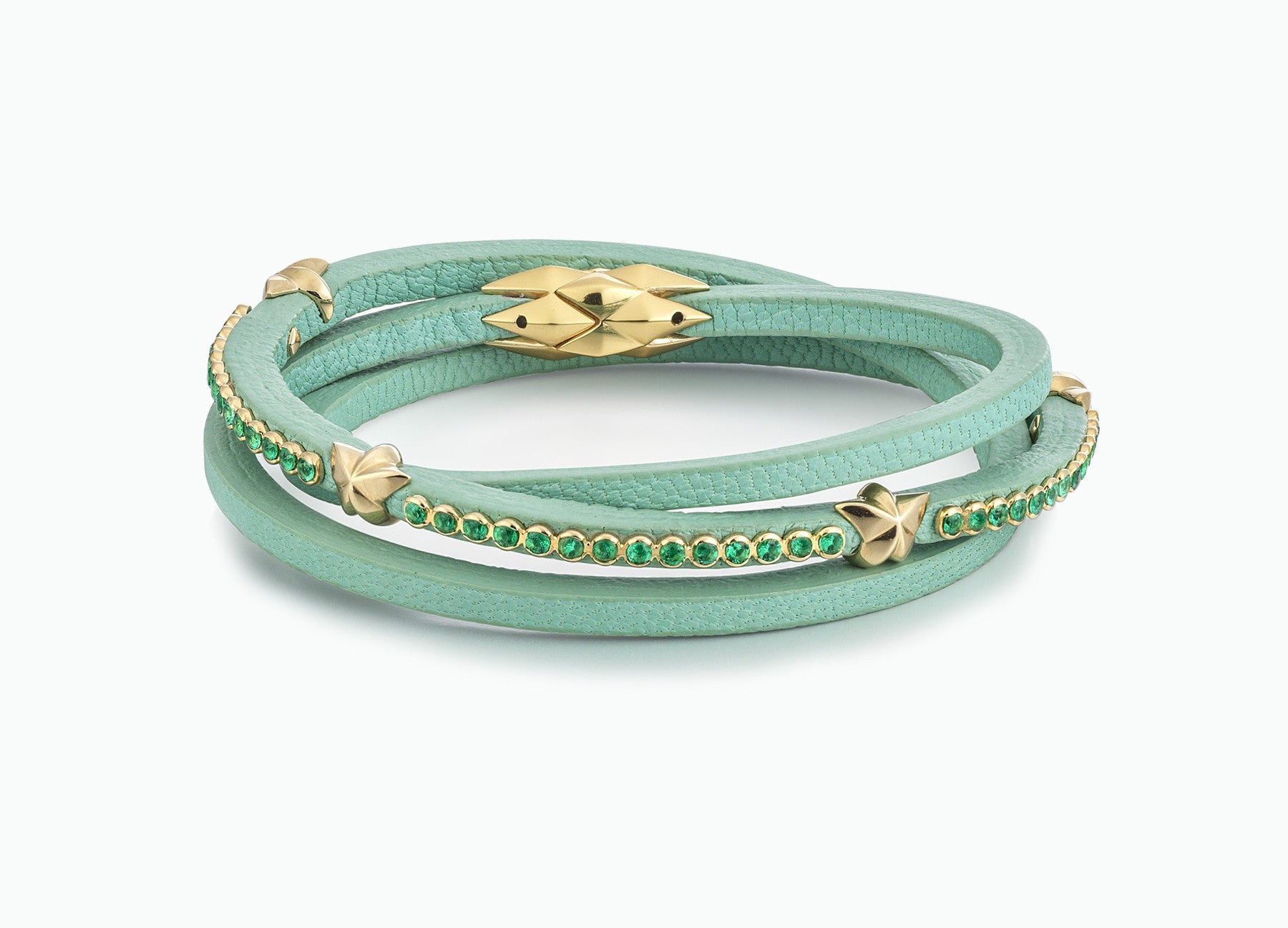WRAP BRACELETS RESORT MINT TRIPLE WRAP