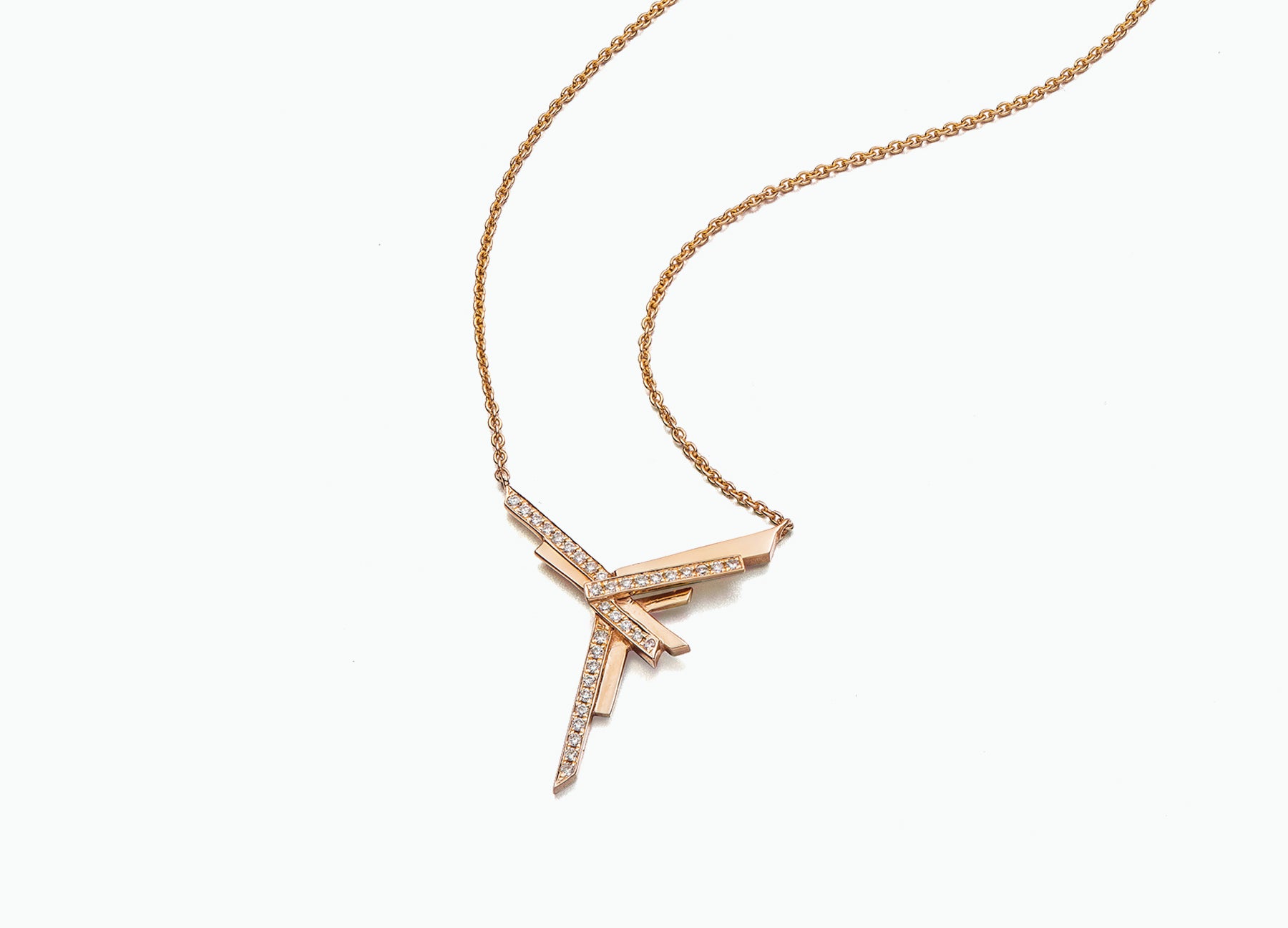 MINI STELLAR Y ROSE GOLD PENDANT