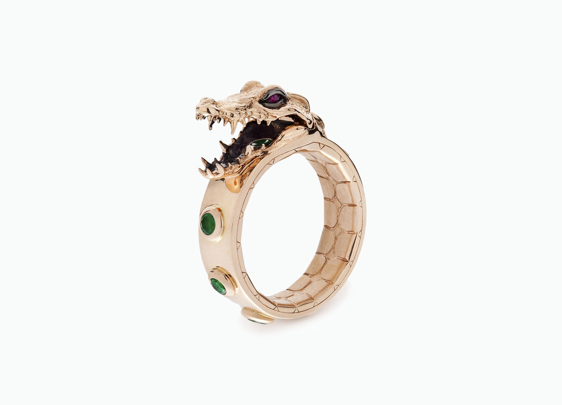 ONE OF A KIND CROCO RING