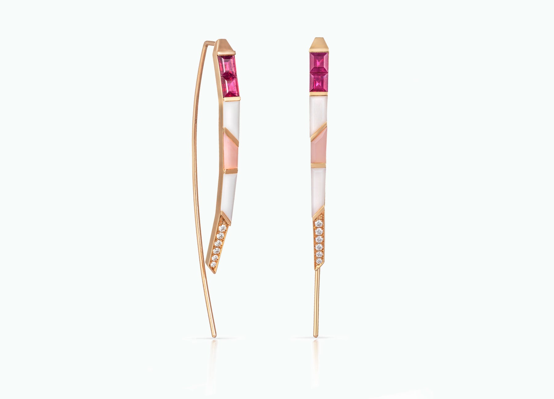 STELLAR SLIDE THROUGH EARRINGS
