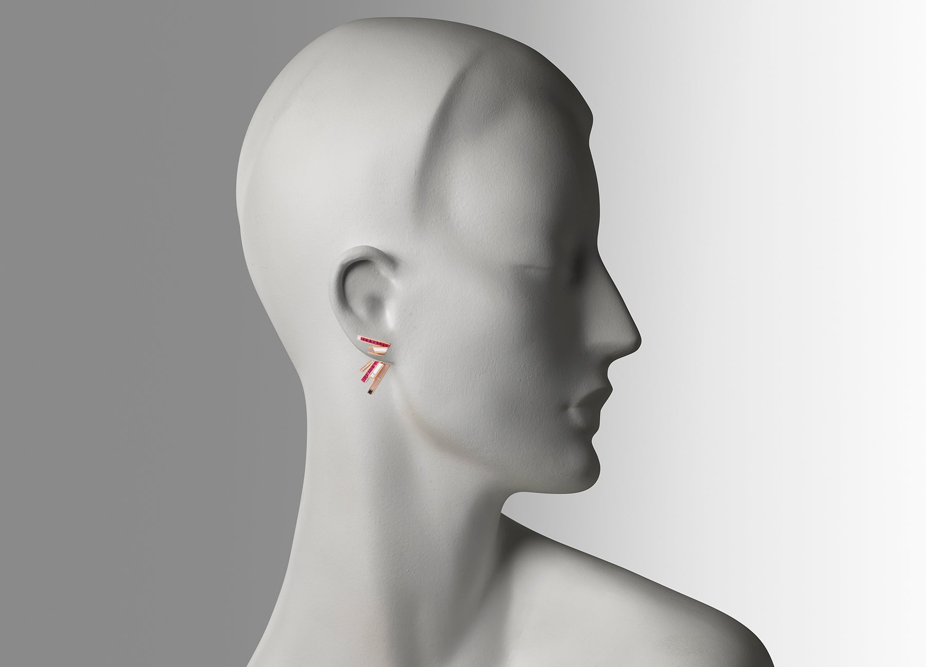 STELLAR STUD EARRINGS WITH EAR JACKETS